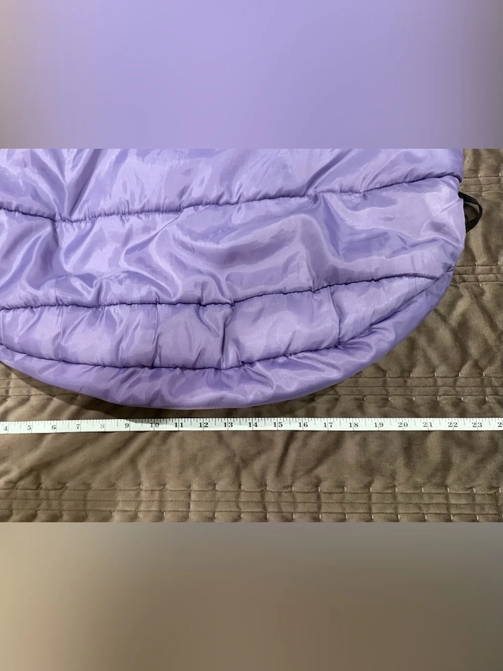 Kid’s Eureka Lavender and Light Pink Curved-Panel Sleeping Bag